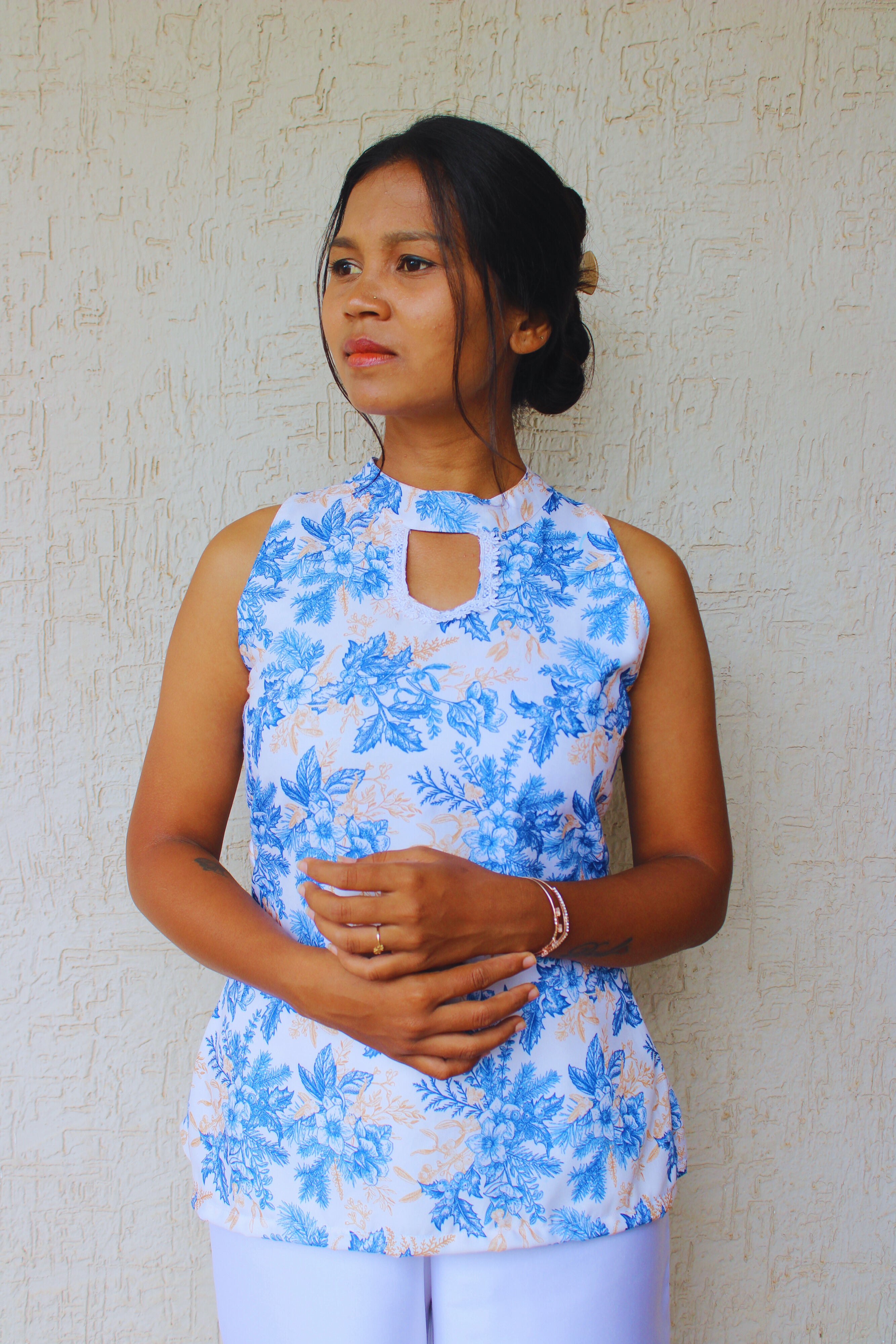 orchid Halterneck top