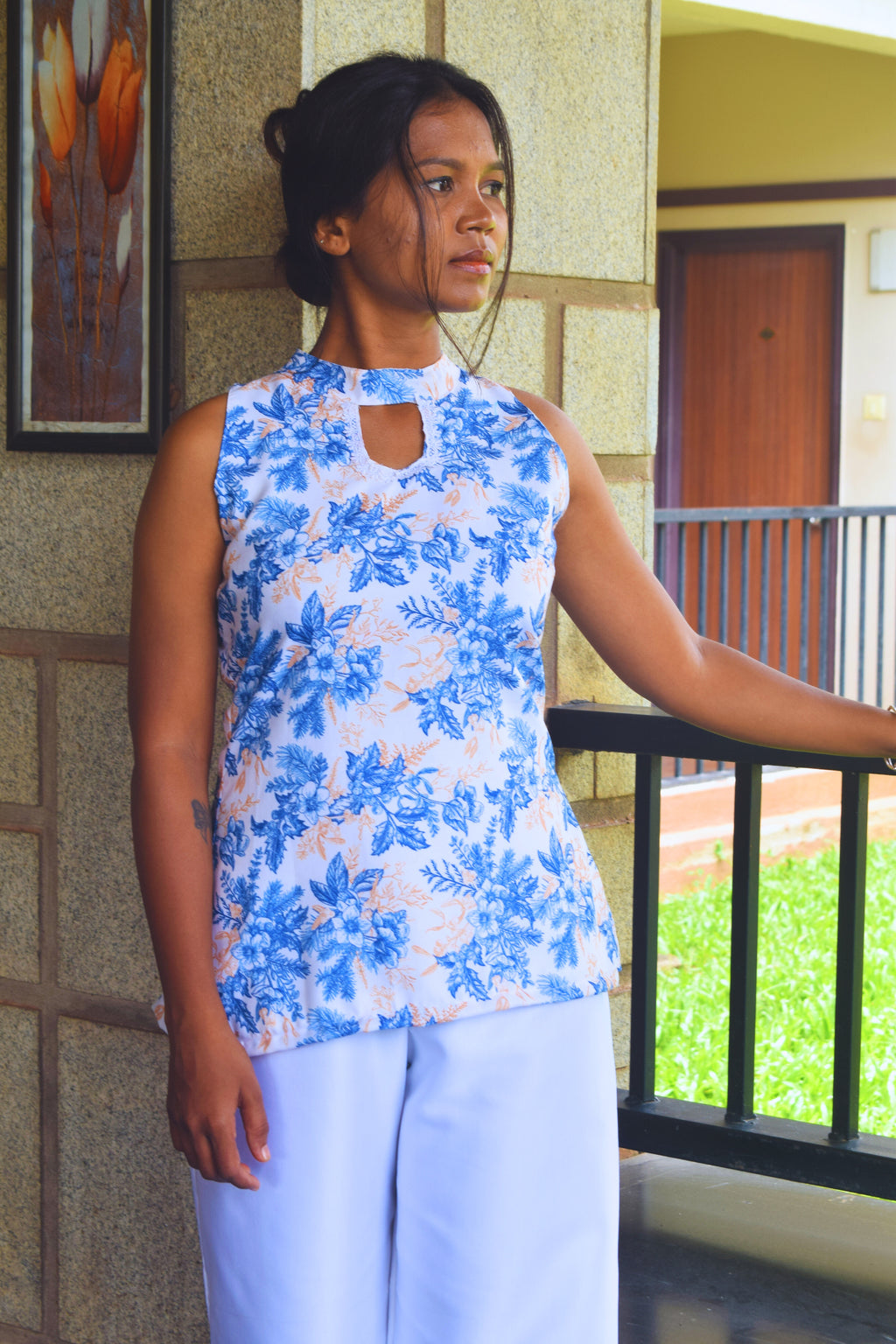 Blue Orchid Coord set