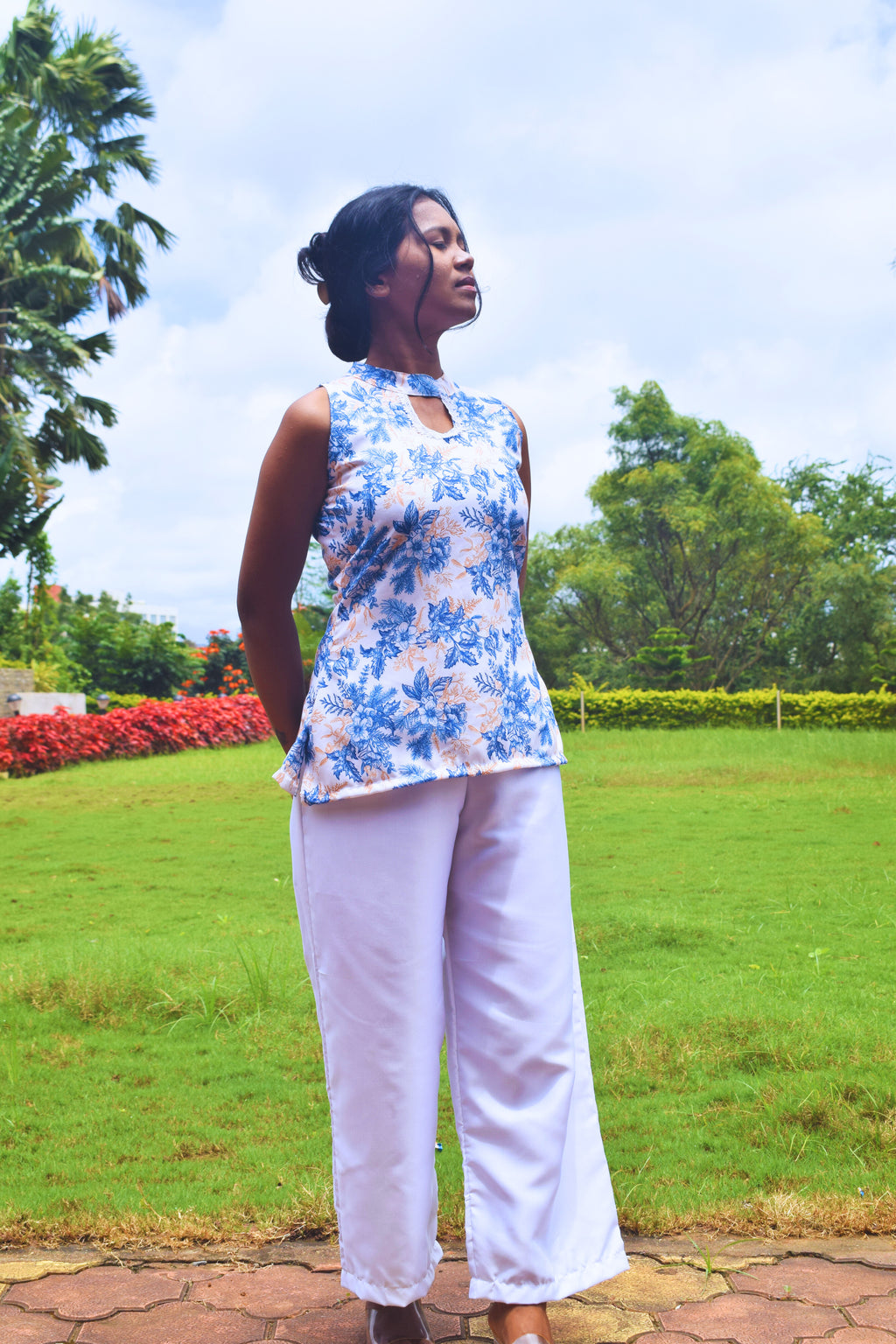 Blue Orchid Coord set